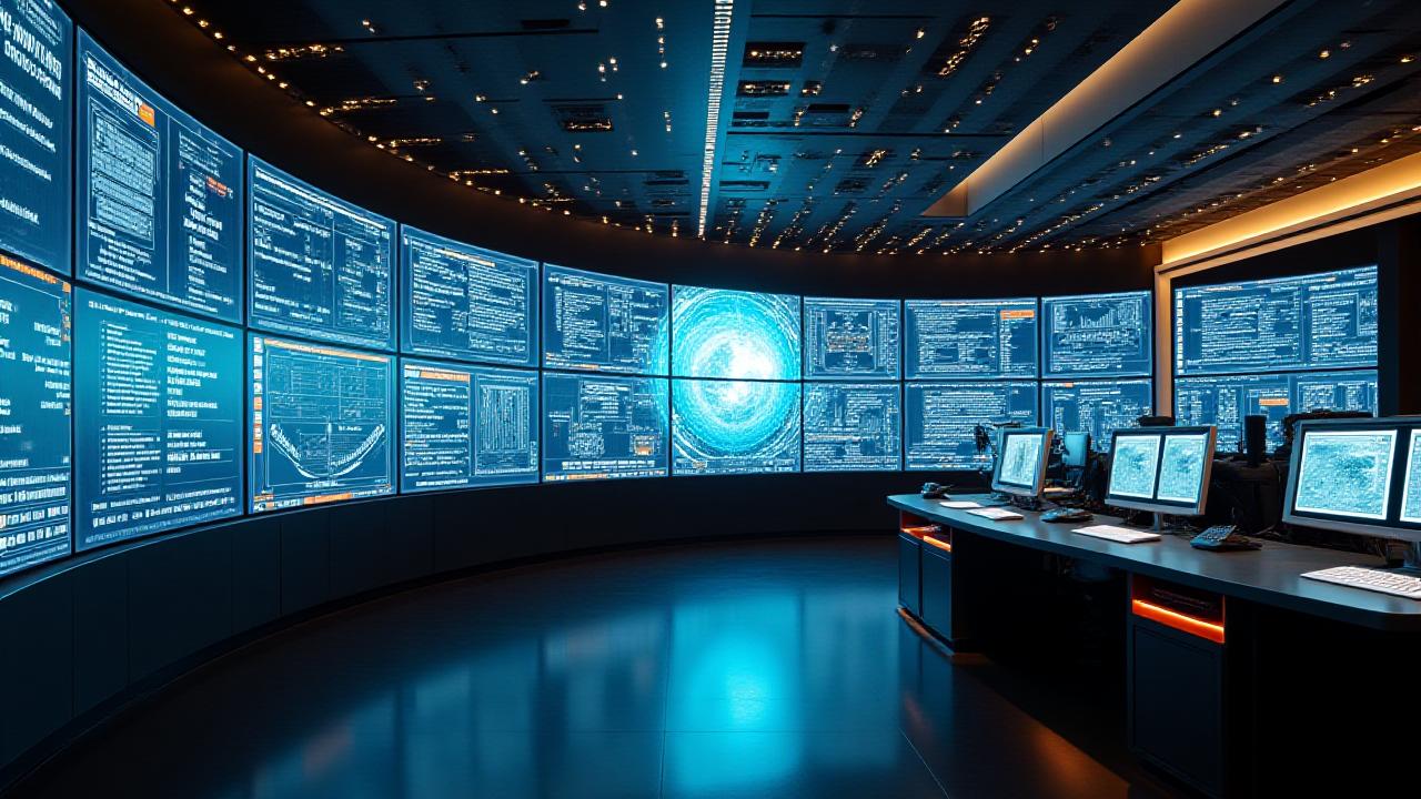 Security Operations Center monitoring financial transactions